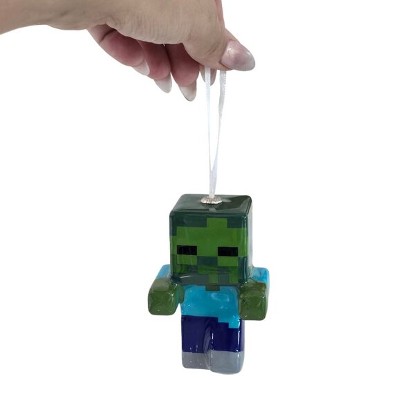 Minecraft Zombie Christmas Ornament Hanging Decoration 4.5" - Picture 3 of 7